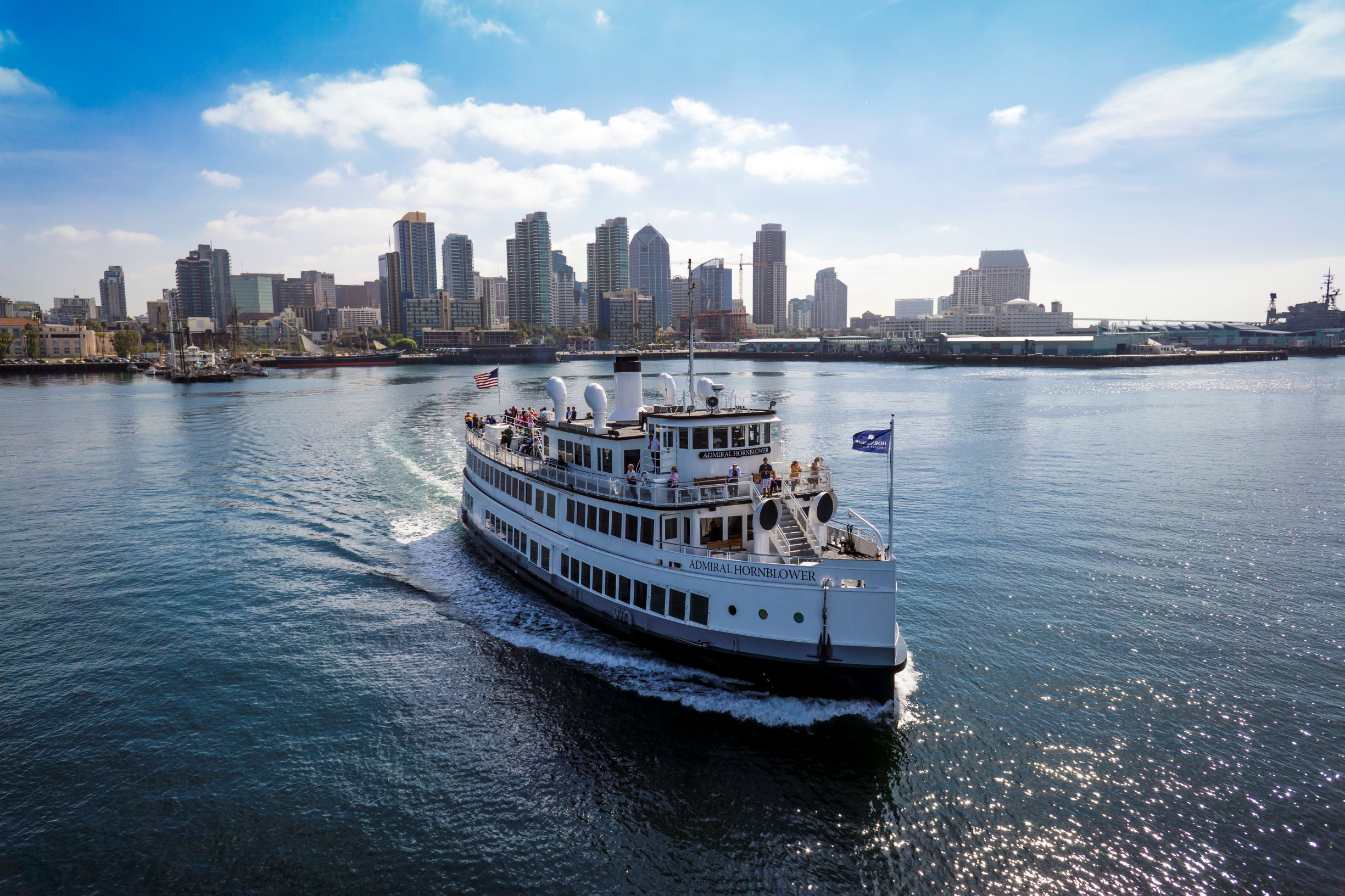 Hornblower cruising the San DIego bay