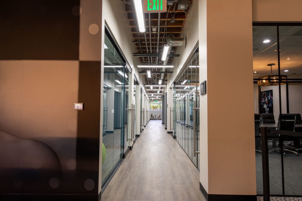 Hallway towards Offices