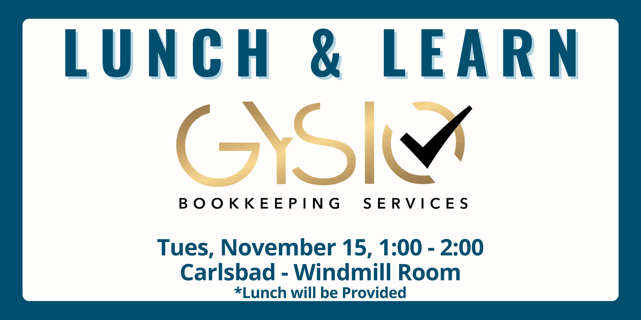 GYSIO Enterprises - Lunch & Learn